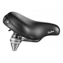 Siodło SELLEROYAL PREMIUM RELAXED 90st. DRIFTER STRENGTEX unisex żelowe + sprężyny czarne (NEW 2023)