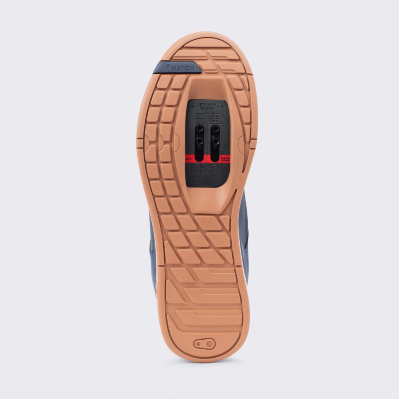 BUTY CRANK BROTHERS MALLET LACE NAVY/SILVER - GUM OUTSOLE 8 (41 EU)