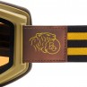 GOGLE BROGER MONTANA GREEN MATT/ORANGE/SILVER