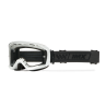GOGLE IMX ENDURANCE RACE WHITE GLOSS/BLACK - SZYBA DARK SMOKE + CLEAR (2 SZYBY W ZESTAWIE)