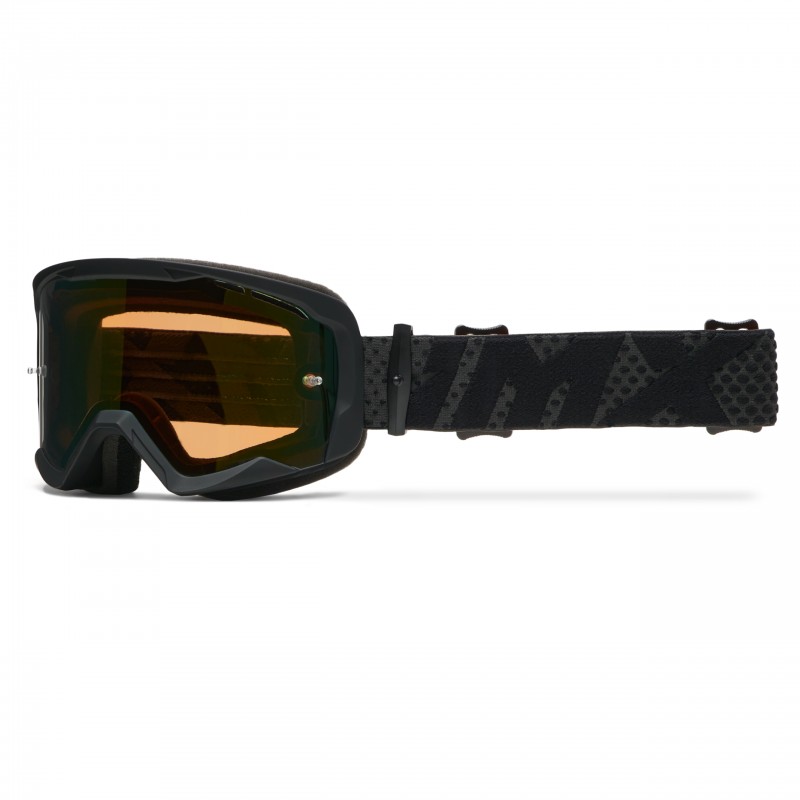 GOGLE IMX ENDURANCE FLIP BLACK MATT/ BLACK - SZYBA IRIDIUM GOLD + CLEAR (2 SZYBY W ZESTAWIE)
