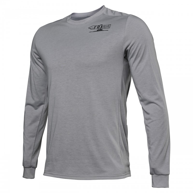 KOSZULKA ROWEROWA Z DŁUGIM RĘKAWEM FOX RANGER DR STEEL GREY
