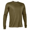 KOSZULKA ROWEROWA Z DŁUGIM RĘKAWEM FOX RANGER FONT OLIVE GREEN