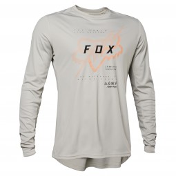 KOSZULKA ROWEROWA Z DŁUGIM RĘKAWEM FOX RANGER JECTR VINTAGE WHITE