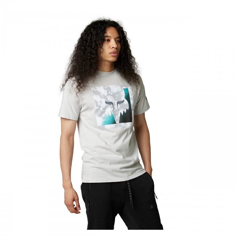 T-SHIRT FOX DETONATE LIGHT GREY
