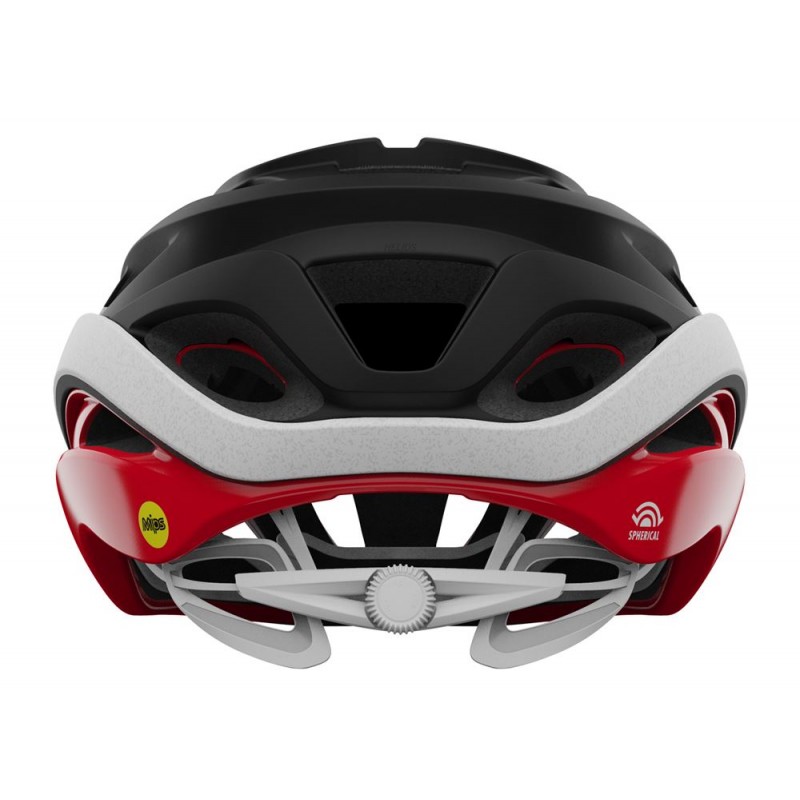 Kask szosowy GIRO HELIOS SPHERICAL MIPS matte black red roz. L (59-63 cm) (NEW)