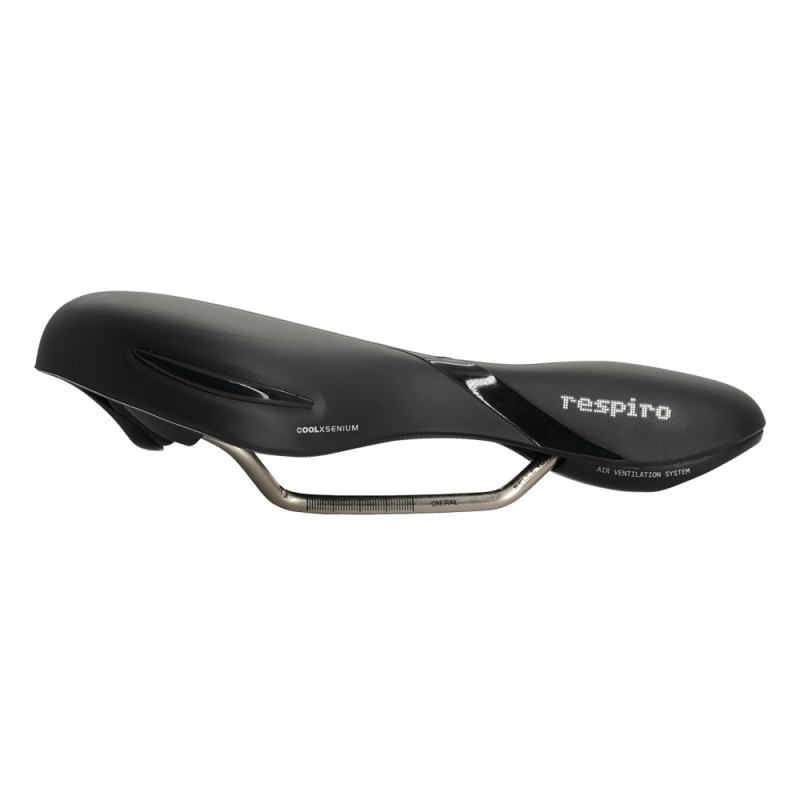 Siodło SELLEROYAL RESPIRO SOFT ATHLETIC 45st. żelowe + elastomery unisex 398g (NEW 2023)