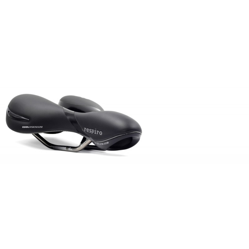 Siodło SELLEROYAL RESPIRO SOFT ATHLETIC 45st. żelowe + elastomery unisex 398g (NEW 2023)