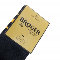 SKARPETY BROGER BLACK/GOLD