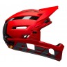 Kask full face BELL SUPER AIR R MIPS SPHERICAL matte gloss red gray (NEW)