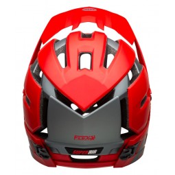 Kask full face BELL SUPER AIR R MIPS SPHERICAL matte gloss red gray (NEW)