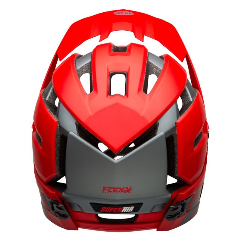 Kask full face BELL SUPER AIR R MIPS SPHERICAL matte gloss red gray (NEW)