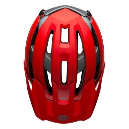 Kask full face BELL SUPER AIR R MIPS SPHERICAL matte gloss red gray (NEW)