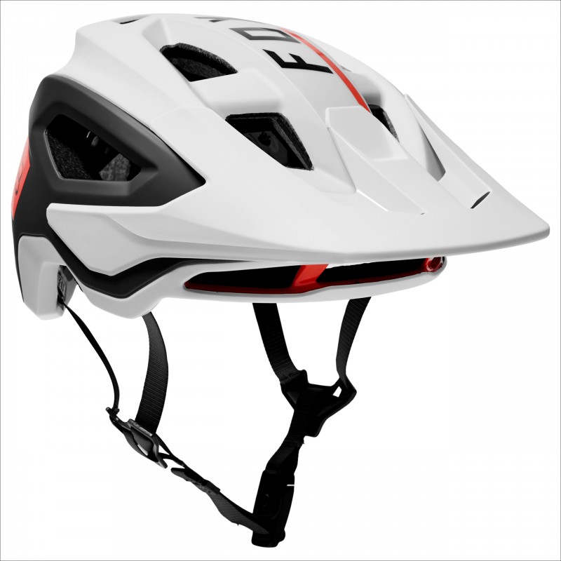 KASK ROWEROWY FOX SPEEDFRAME PRO BLOCKED WHITE/BLACK