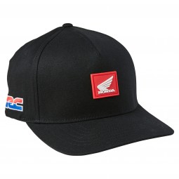 CZAPKA Z DASZKIEM FOX HONDA WING FLEXFIT BLACK