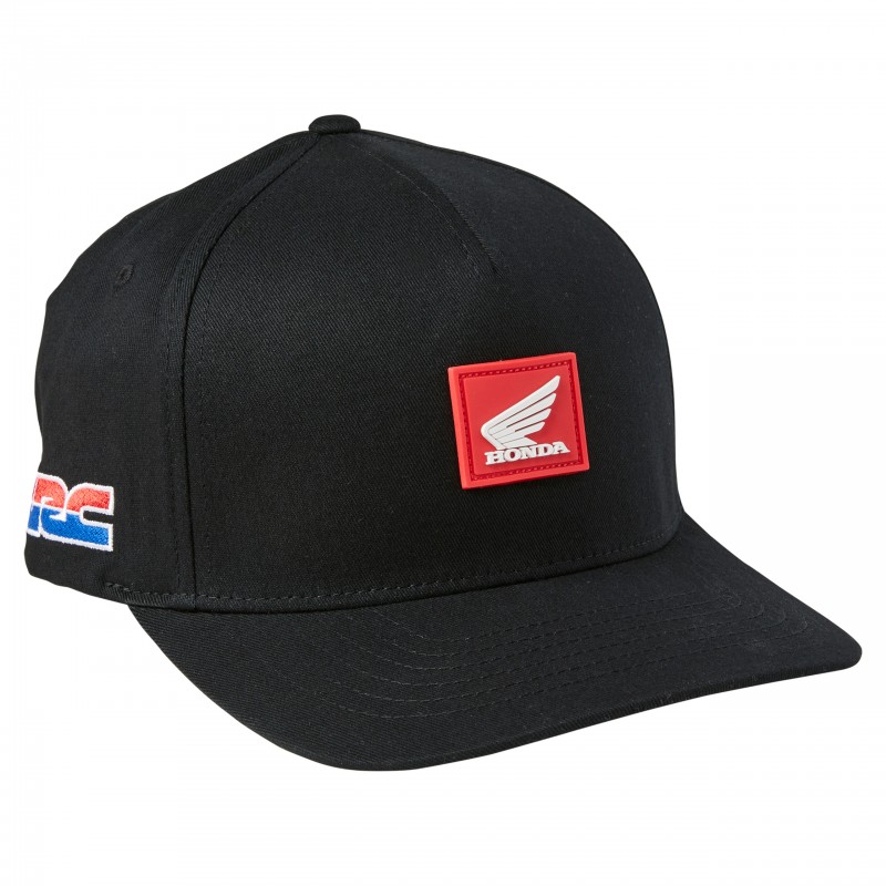 CZAPKA Z DASZKIEM FOX HONDA WING FLEXFIT BLACK