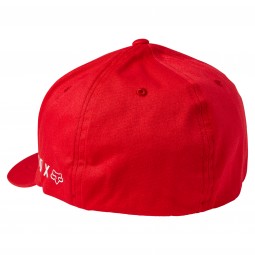 CZAPKA Z DASZKIEM FOX HONDA WING FLEXFIT FLAME RED