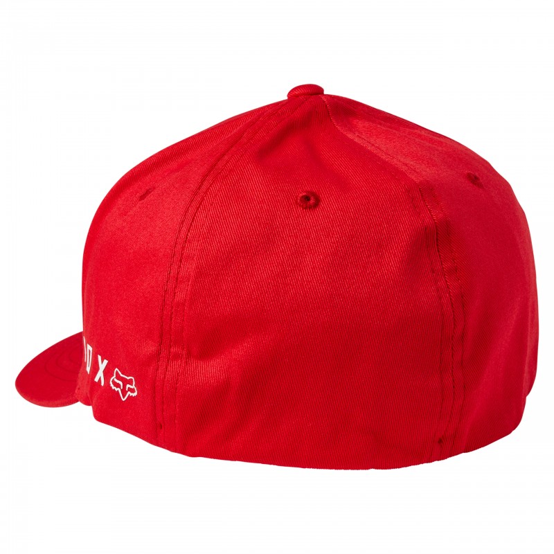 CZAPKA Z DASZKIEM FOX HONDA WING FLEXFIT FLAME RED