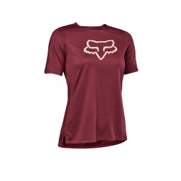 KOSZULKA ROWEROWA FOX LADY FLEXAIR DARK MAROON