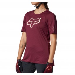 KOSZULKA ROWEROWA FOX LADY FLEXAIR DARK MAROON
