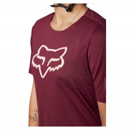 KOSZULKA ROWEROWA FOX LADY FLEXAIR DARK MAROON