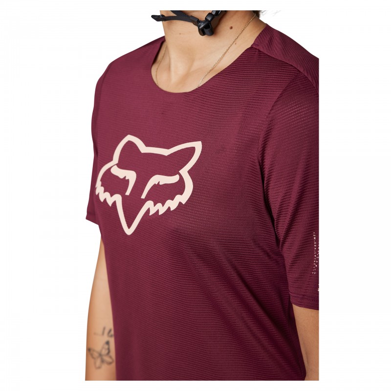 KOSZULKA ROWEROWA FOX LADY FLEXAIR DARK MAROON
