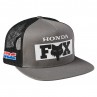 CZAPKA Z DASZKIEM FOX HONDA SNAPBACK PEWTER