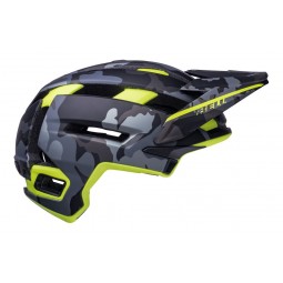 Kask full face BELL SUPER AIR MIPS SPHERICAL matte camo hi-viz roz. M (55–59 cm)