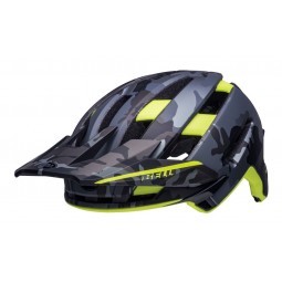 Kask full face BELL SUPER AIR MIPS SPHERICAL matte camo hi-viz roz. M (55–59 cm)