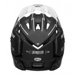 Kask full face BELL SUPER AIR R MIPS SPHERICAL matte black white fasthouse roz. L (59-63 cm) (NEW)