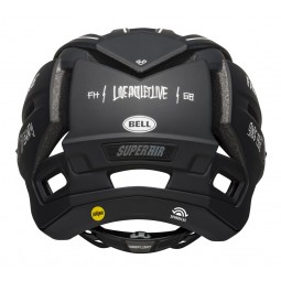 Kask full face BELL SUPER AIR R MIPS SPHERICAL matte black white fasthouse roz. L (59-63 cm) (NEW)
