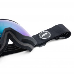 GOGLE SNOWBOARDOWE IMX PEAK BLACK MATT/BLACK - SZYBA PODWÓJNA GREEN IRRIDIUM + BROWN