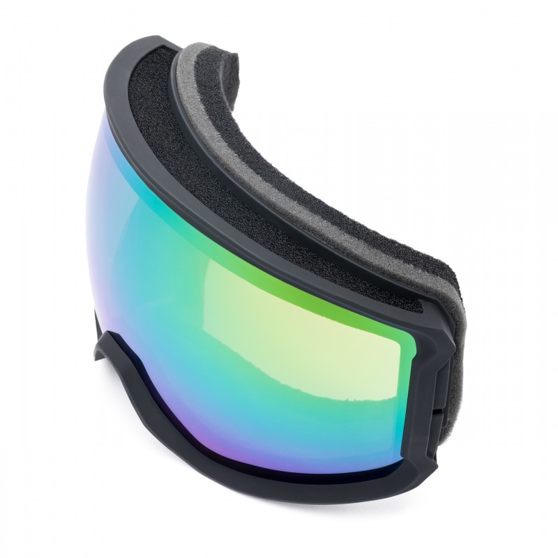 GOGLE SNOWBOARDOWE IMX PEAK BLACK MATT/BLACK - SZYBA PODWÓJNA GREEN IRRIDIUM + BROWN