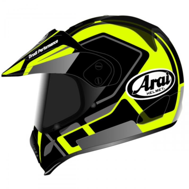 KASK ARAI TOUR-X4 DETOUR-II FLUOR YELLOW