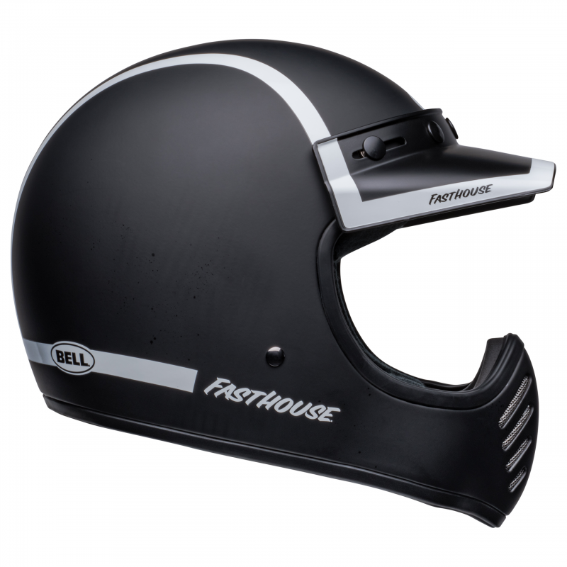 KASK BELL MOTO-3 FH OLD ROAD MATTE/GLOSS BLACK/WHITE