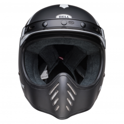 KASK BELL MOTO-3 FH OLD ROAD MATTE/GLOSS BLACK/WHITE