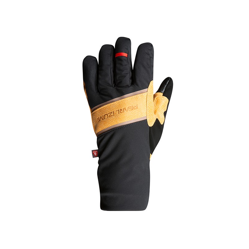 W Amfib Gel Glove Black/Dark Tan L