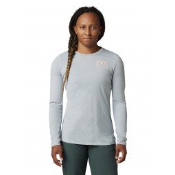 KOSZULKA ROWEROWA Z DŁUGIM RĘKAWEM FOX LADY RANGER DR GUNMETAL
