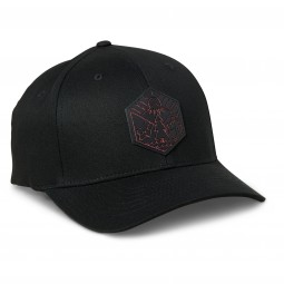 CZAPKA Z DASZKIEM FOX CAVEAUT FLEXFIT BLACK