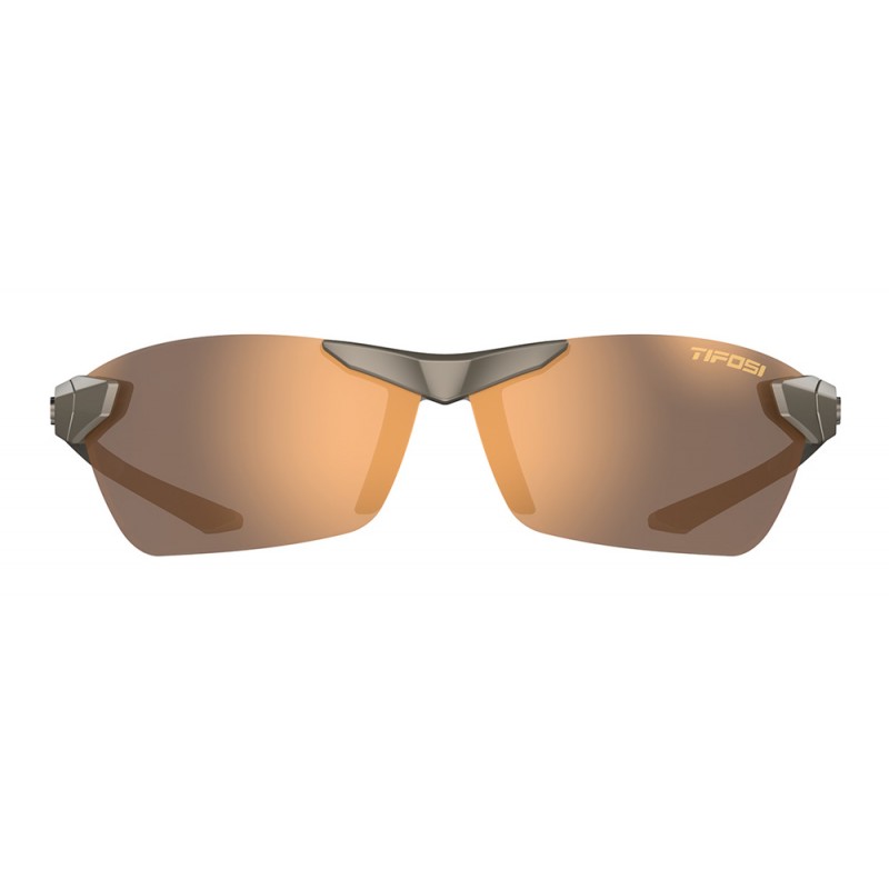 Okulary TIFOSI SEEK 2.0 POLARIZED iron (1 szkło Brown 15,4% transmisja światła) (NEW)