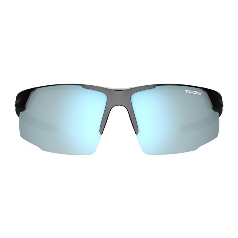 Okulary TIFOSI CENTUS gloss black (1 szkło Smoke Bright Blue 11,2% transmisja światła) (NEW)