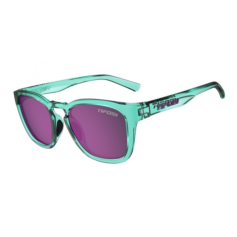 Okulary TIFOSI SMIRK aqua shimmer (1 szkło Rose 14,7% transmisja światła) (NEW)