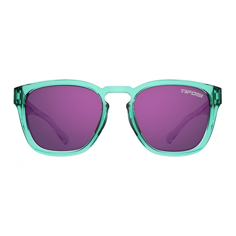 Okulary TIFOSI SMIRK aqua shimmer (1 szkło Rose 14,7% transmisja światła) (NEW)
