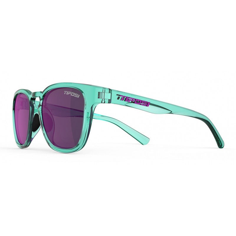 Okulary TIFOSI SMIRK aqua shimmer (1 szkło Rose 14,7% transmisja światła) (NEW)