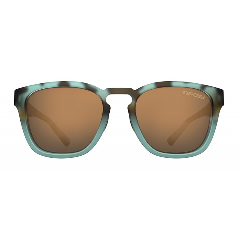 Okulary TIFOSI SMIRK matte blue tortoise (1 szkło Brown 17,1% transmisja światła, no mirror) (NEW)