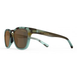 Okulary TIFOSI SMIRK matte blue tortoise (1 szkło Brown 17,1% transmisja światła, no mirror) (NEW)