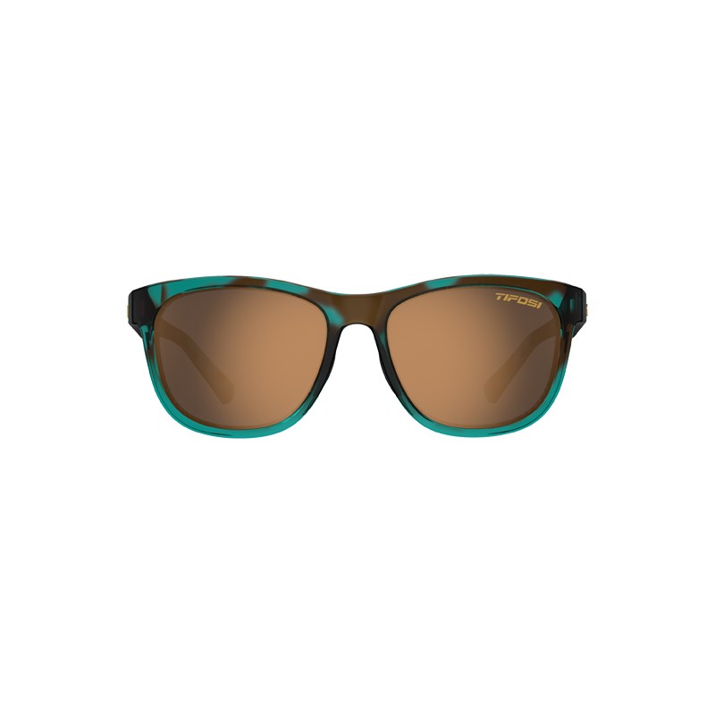 Okulary TIFOSI SWANK POLARIZED blue confetti (1 szkło Brown 15,4% transmisja światła) (NEW)