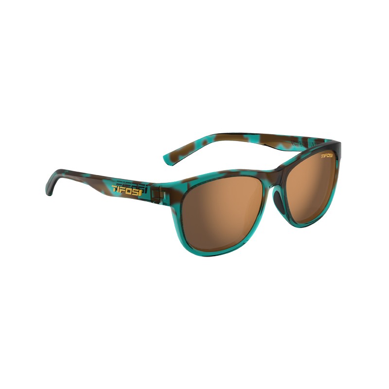 Okulary TIFOSI SWANK POLARIZED blue confetti (1 szkło Brown 15,4% transmisja światła) (NEW)