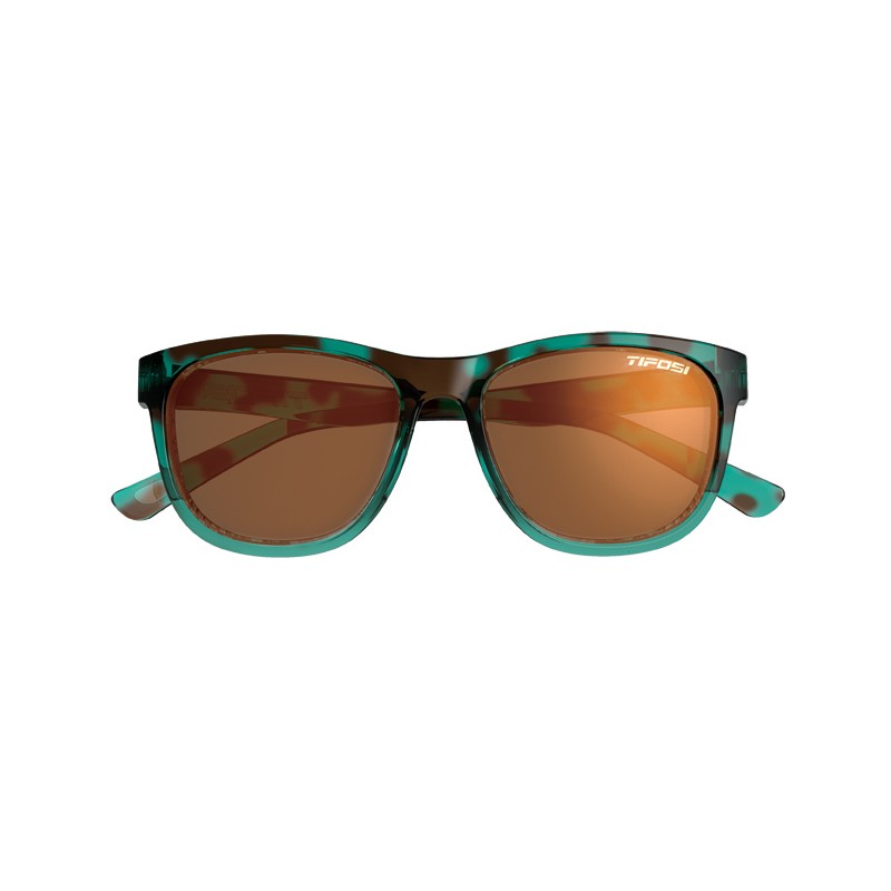 Okulary TIFOSI SWANK POLARIZED blue confetti (1 szkło Brown 15,4% transmisja światła) (NEW)
