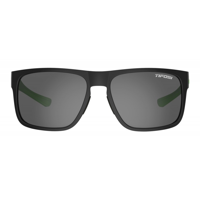 Okulary TIFOSI SWICK POLARIZED satin black/neon (1 szkło Smoke 15,4% transmisja światła) (NEW)